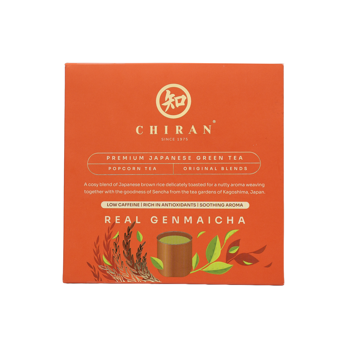 Chiran Japanese Genmaicha Loose Leaf Tea - 50g | Cold brew tea