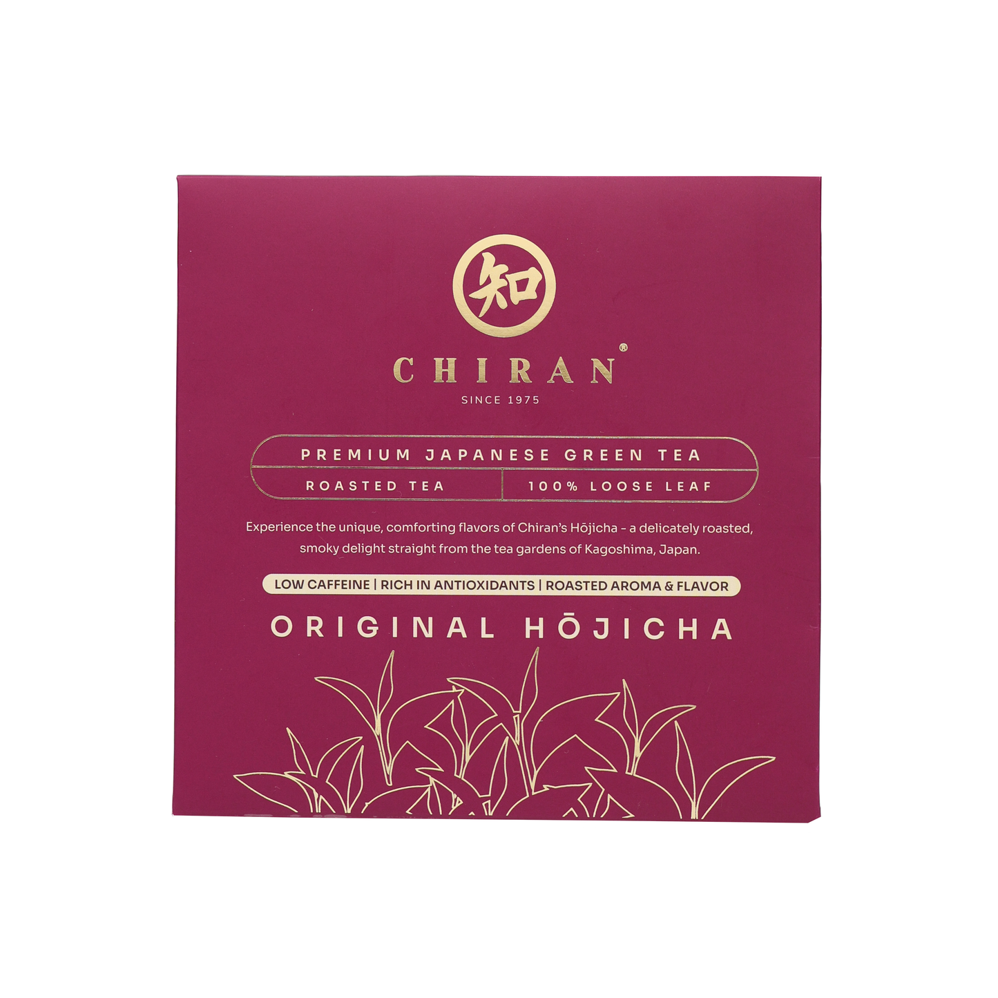 Chiran Original Japanese Hojicha Loose Leaf | 50 g Authentic Japanese tea