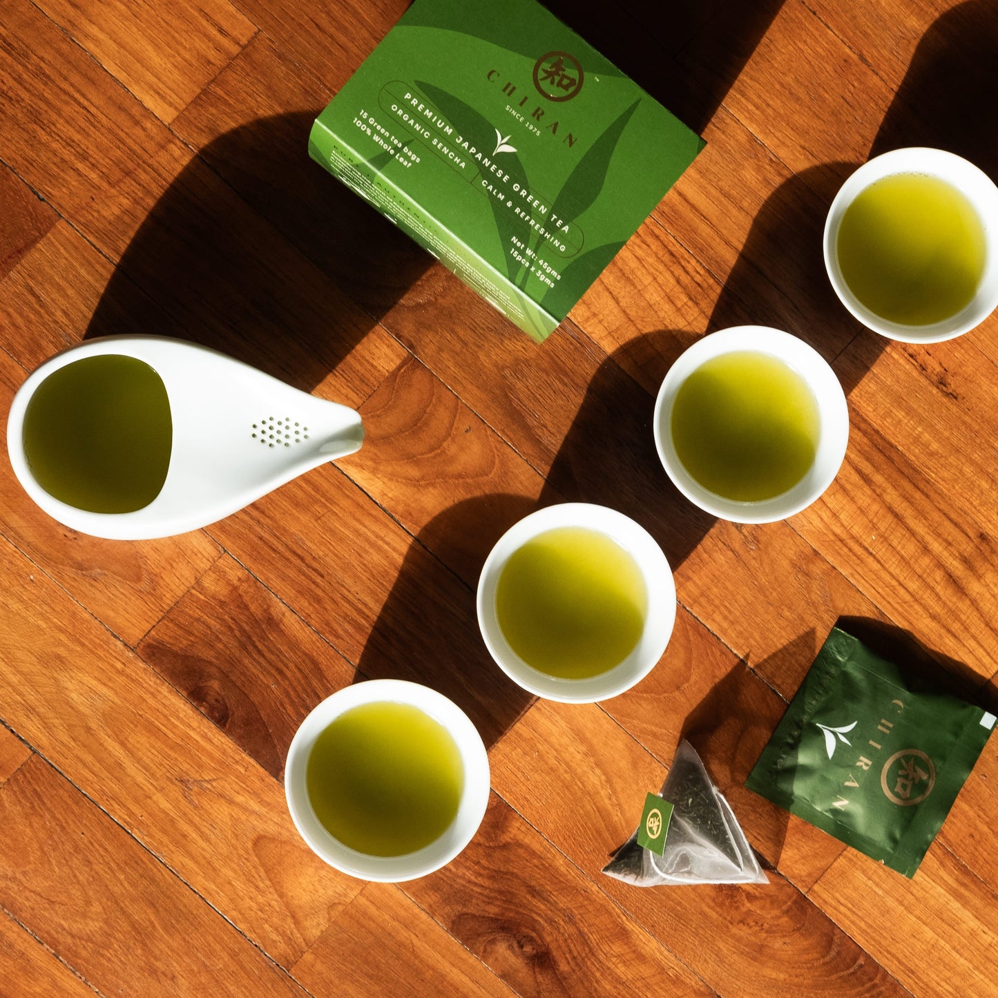 Chiran Japanese Sencha Green tea | 15 Cold brew Green Tea Bags