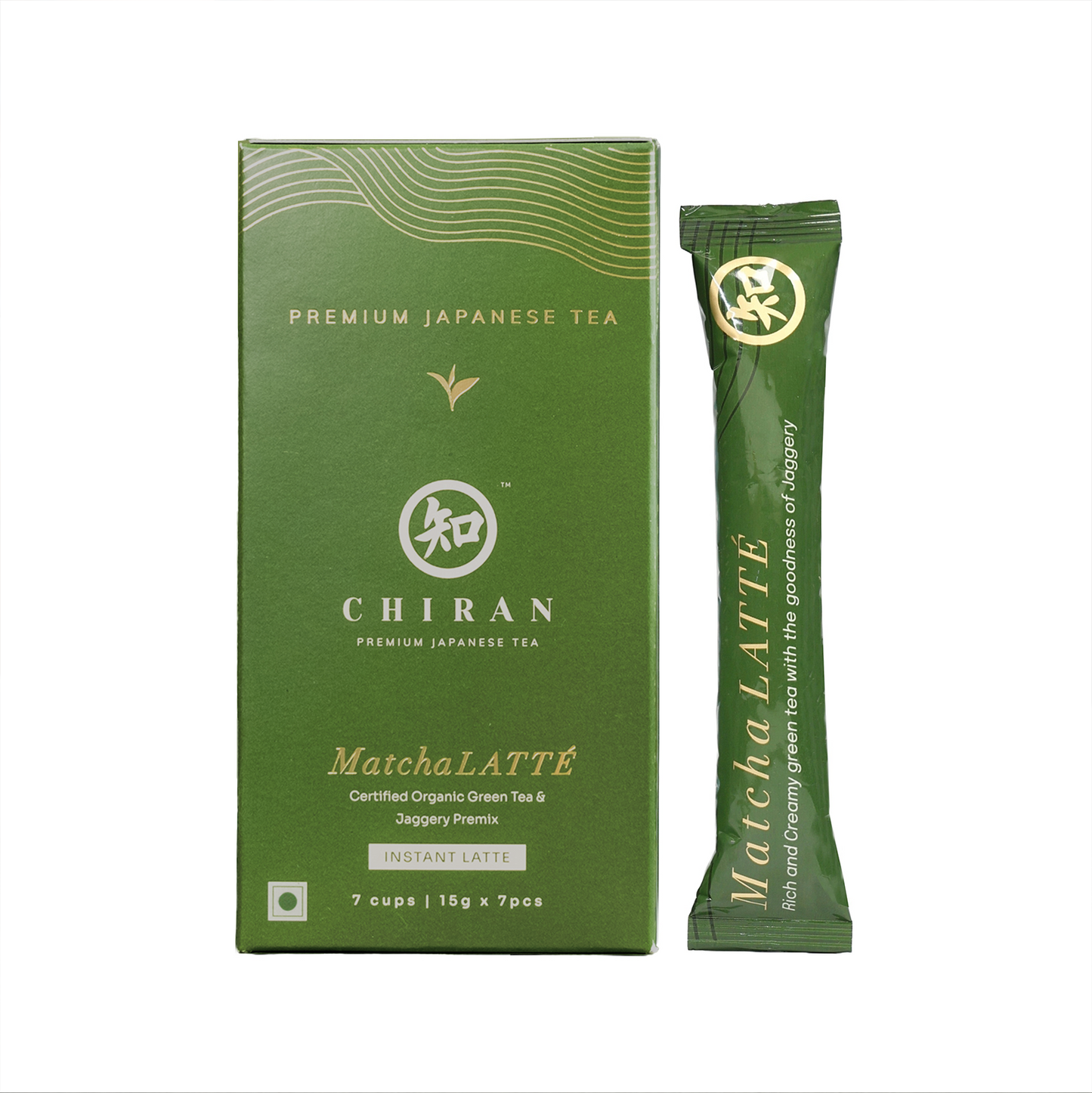 Instant Matcha Latte Premix | 7 x 15g | Refreshing Japanese Matcha Latte Mix